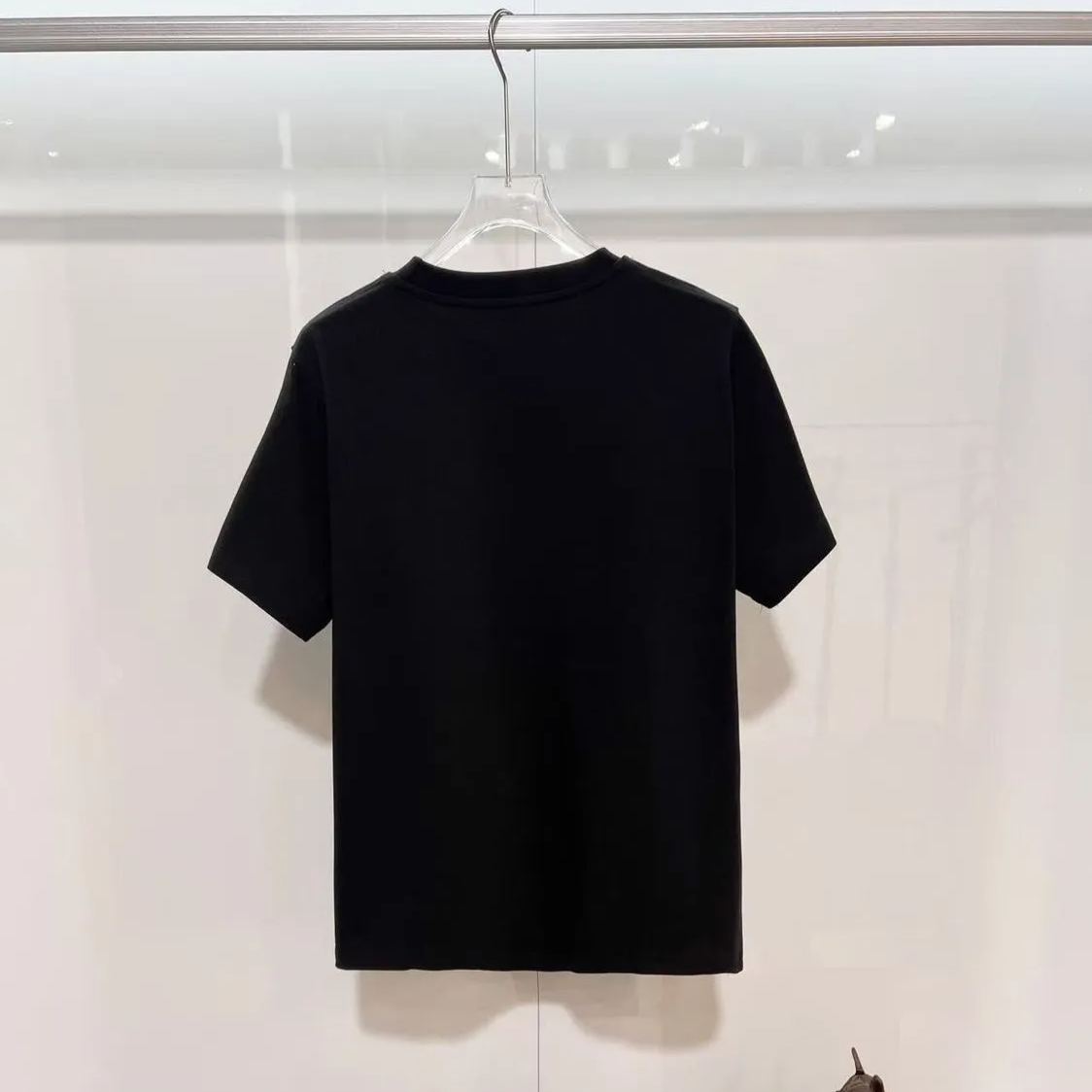 ハイエンドでトレンディなプリントTシャツ、ファッショナブルなカジュアル半袖シャツ（男女兼用）