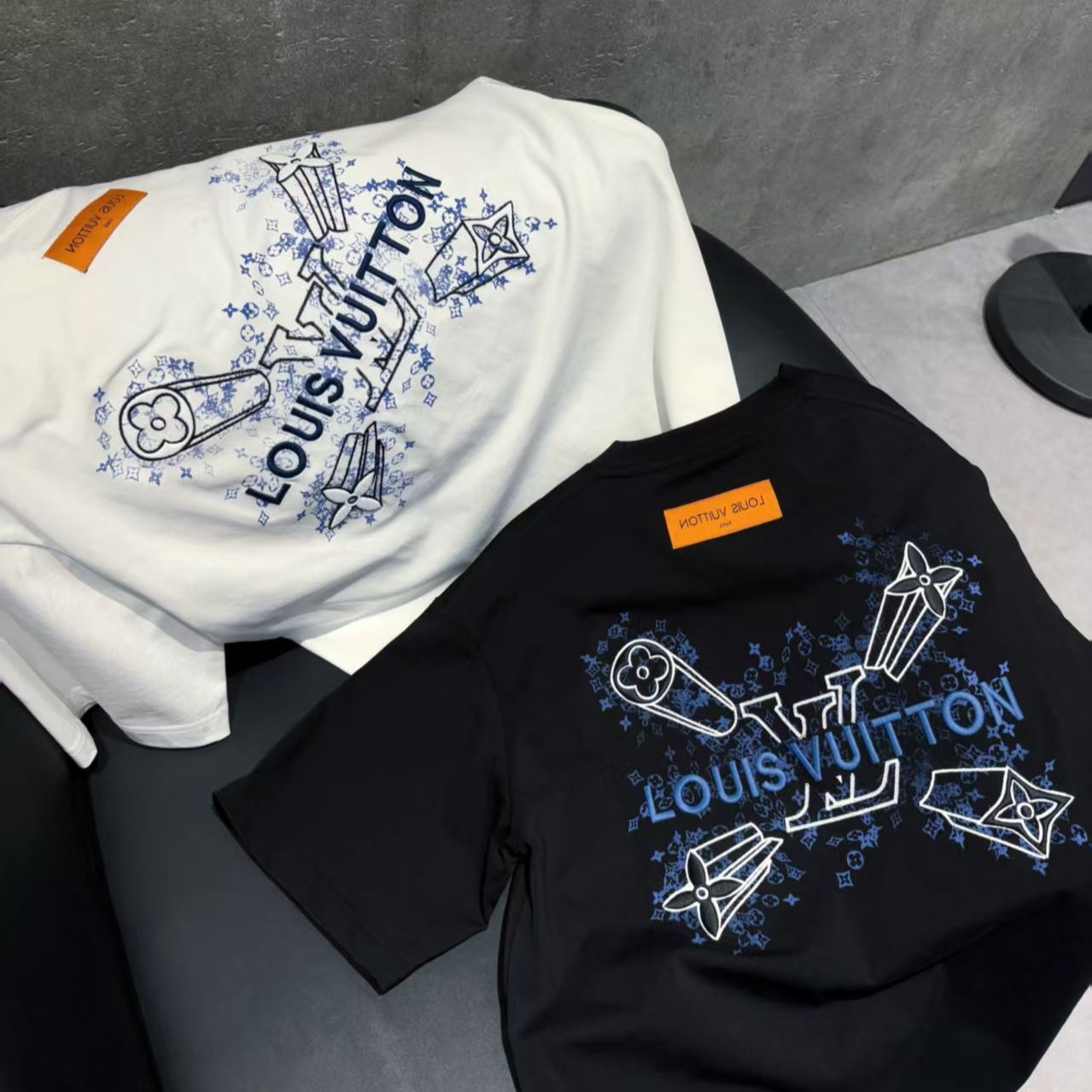 『S-2XL』新作春夏コレクション刺繍入り半袖Tシャツ ユニセックス