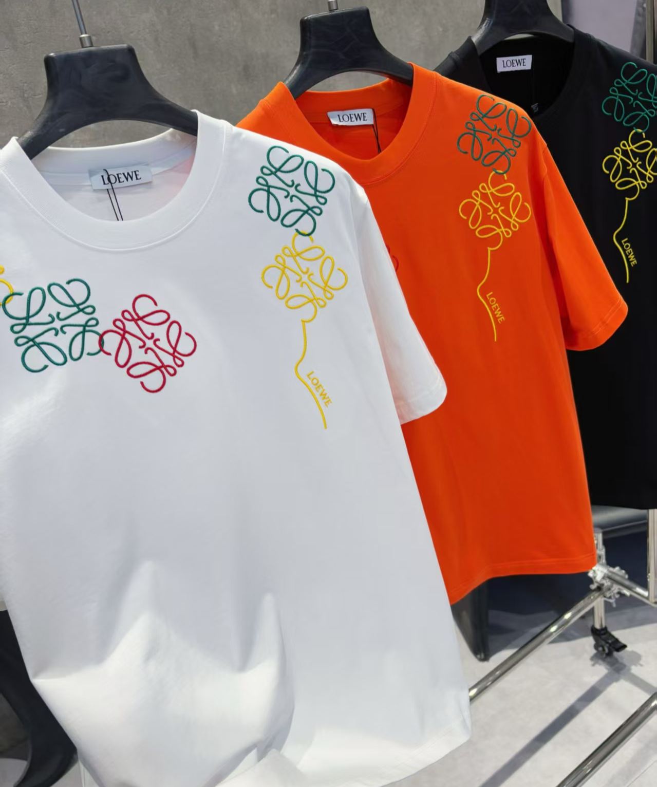 『S-2XL』新作春夏コレクション刺繍入り半袖Tシャツ ユニセックス