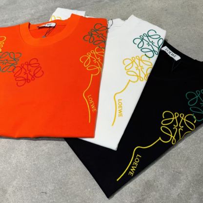 『S-2XL』新作春夏コレクション刺繍入り半袖Tシャツ ユニセックス