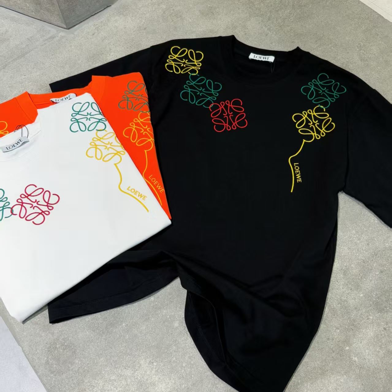 『S-2XL』新作春夏コレクション刺繍入り半袖Tシャツ ユニセックス