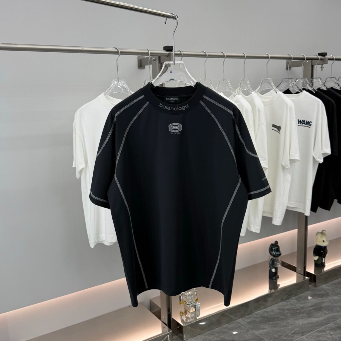 『S-2XL』春夏新作速乾Tシャツ、スポーティなクルーネック、半袖、ゆったりフィット