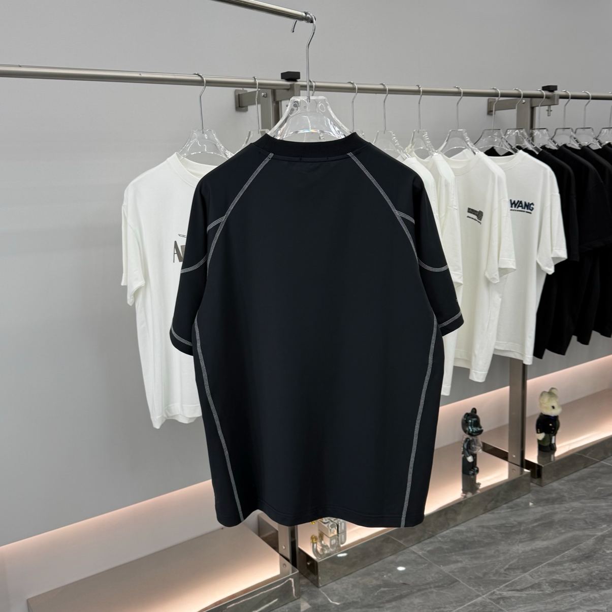 『S-2XL』春夏新作速乾Tシャツ、スポーティなクルーネック、半袖、ゆったりフィット