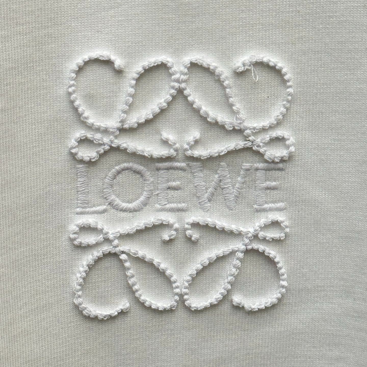 『S-XL』夏用刺繍入りクルーネックカジュアルトップス、高品質半袖Tシャツ