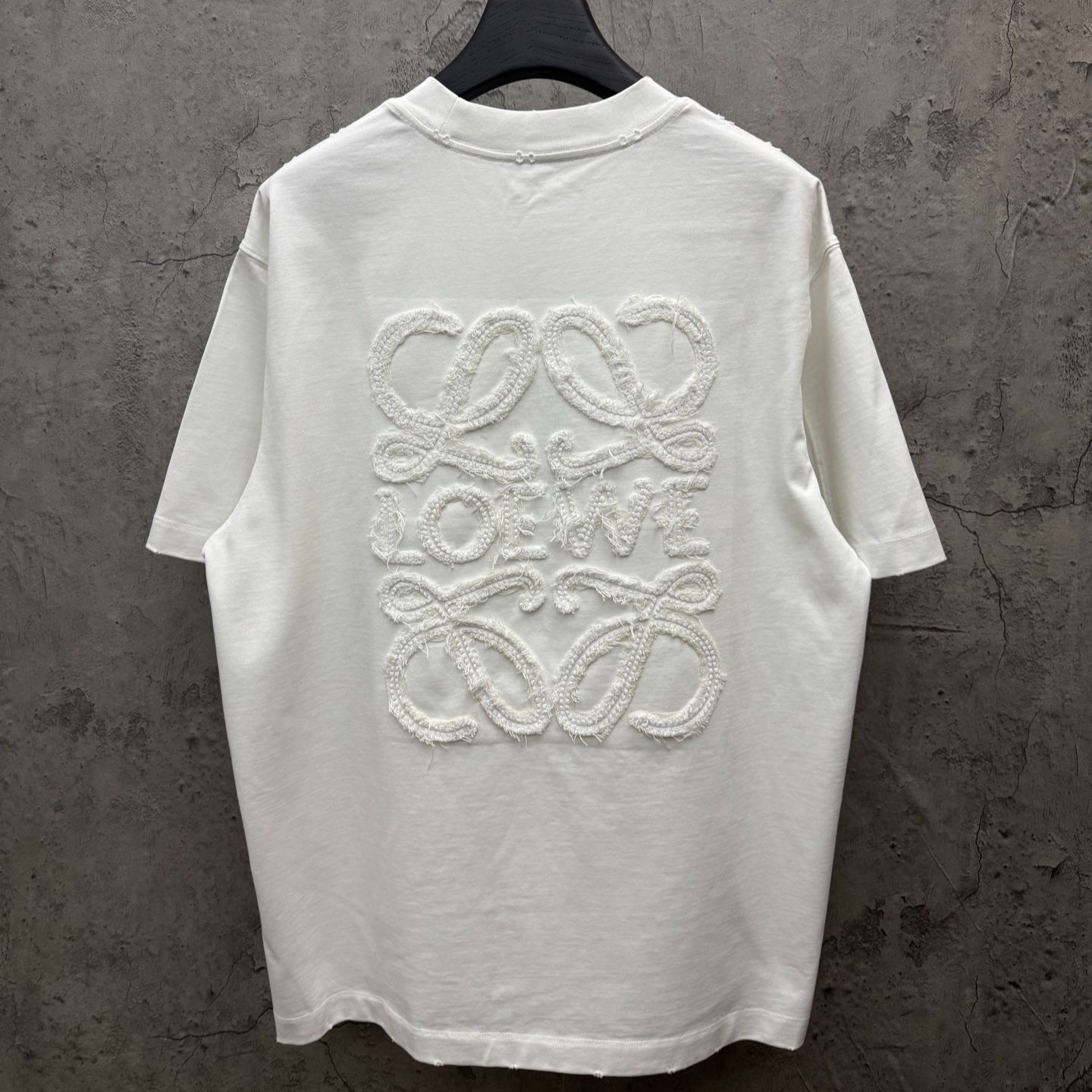 『S-XL』夏用刺繍入りクルーネックカジュアルトップス、高品質半袖Tシャツ