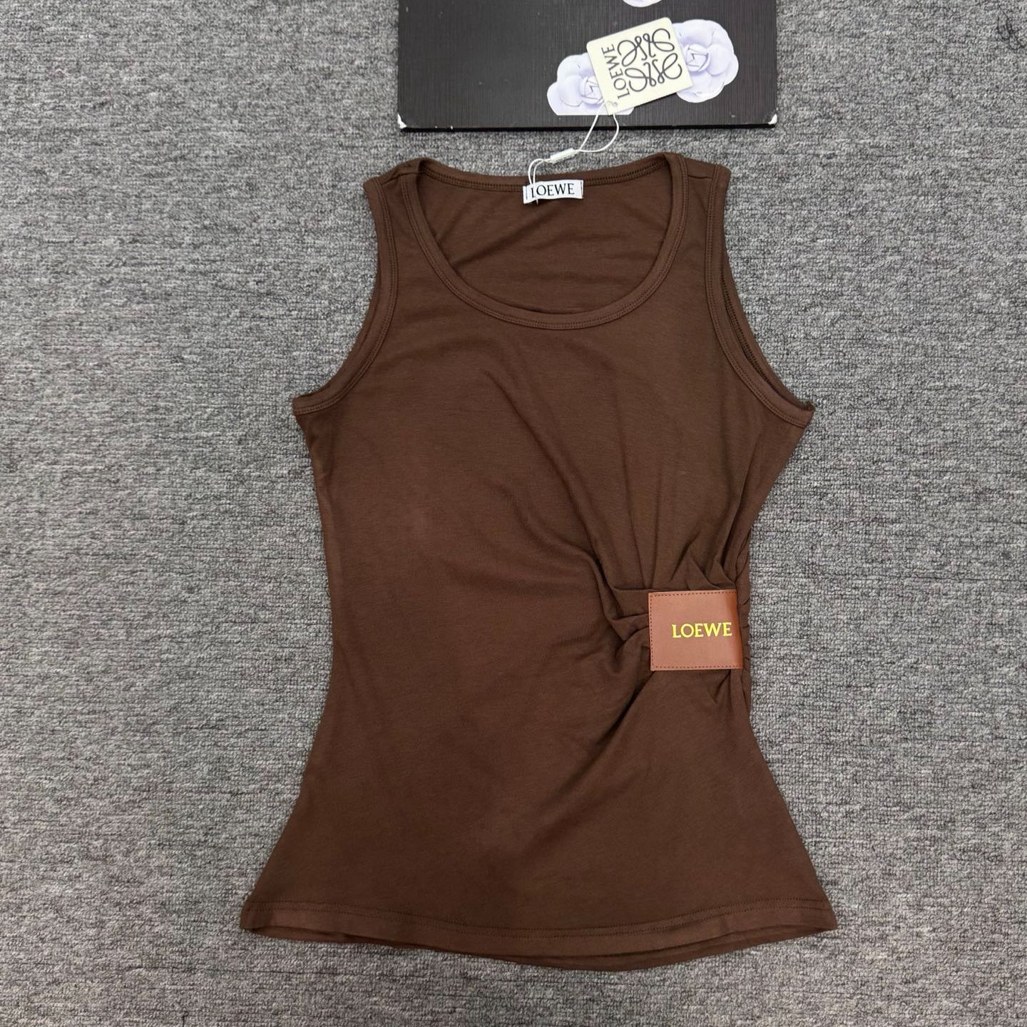 『S-L』夏用スリムフィットベスト、ラウンドネック、ウエストデザイントップス、ノースリーブベスト