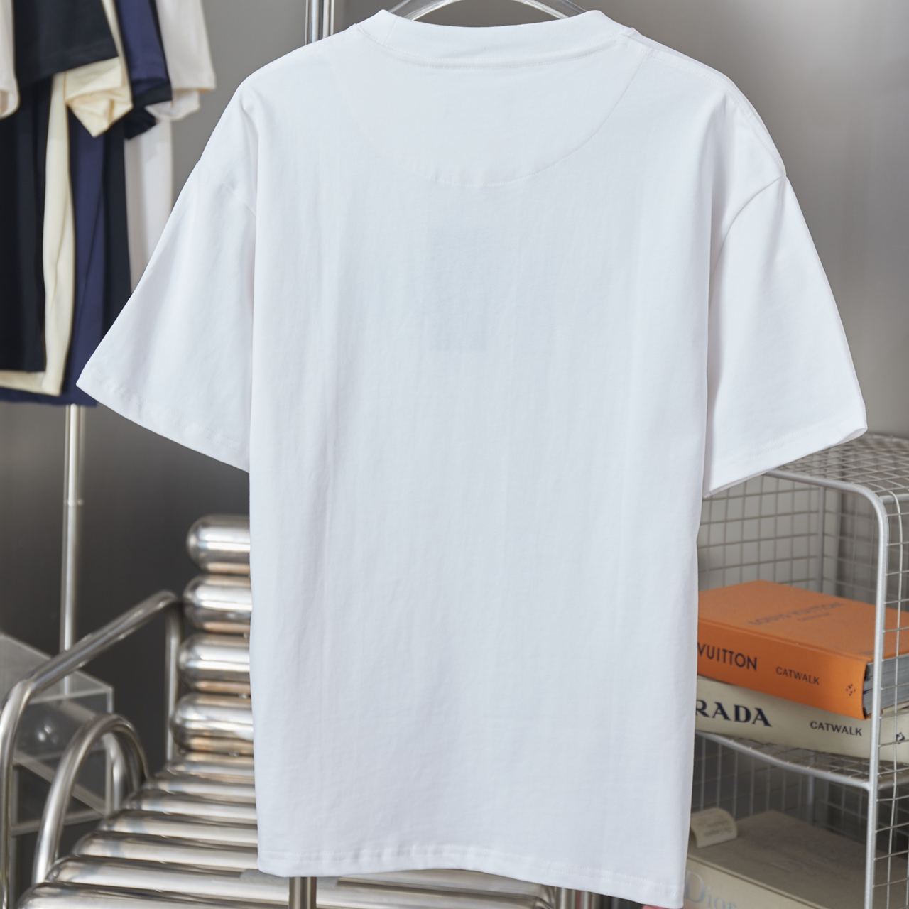 『S-XL』男女兼用の早春新作の刺繍入り半袖シャツ。普段の通勤に最適です。