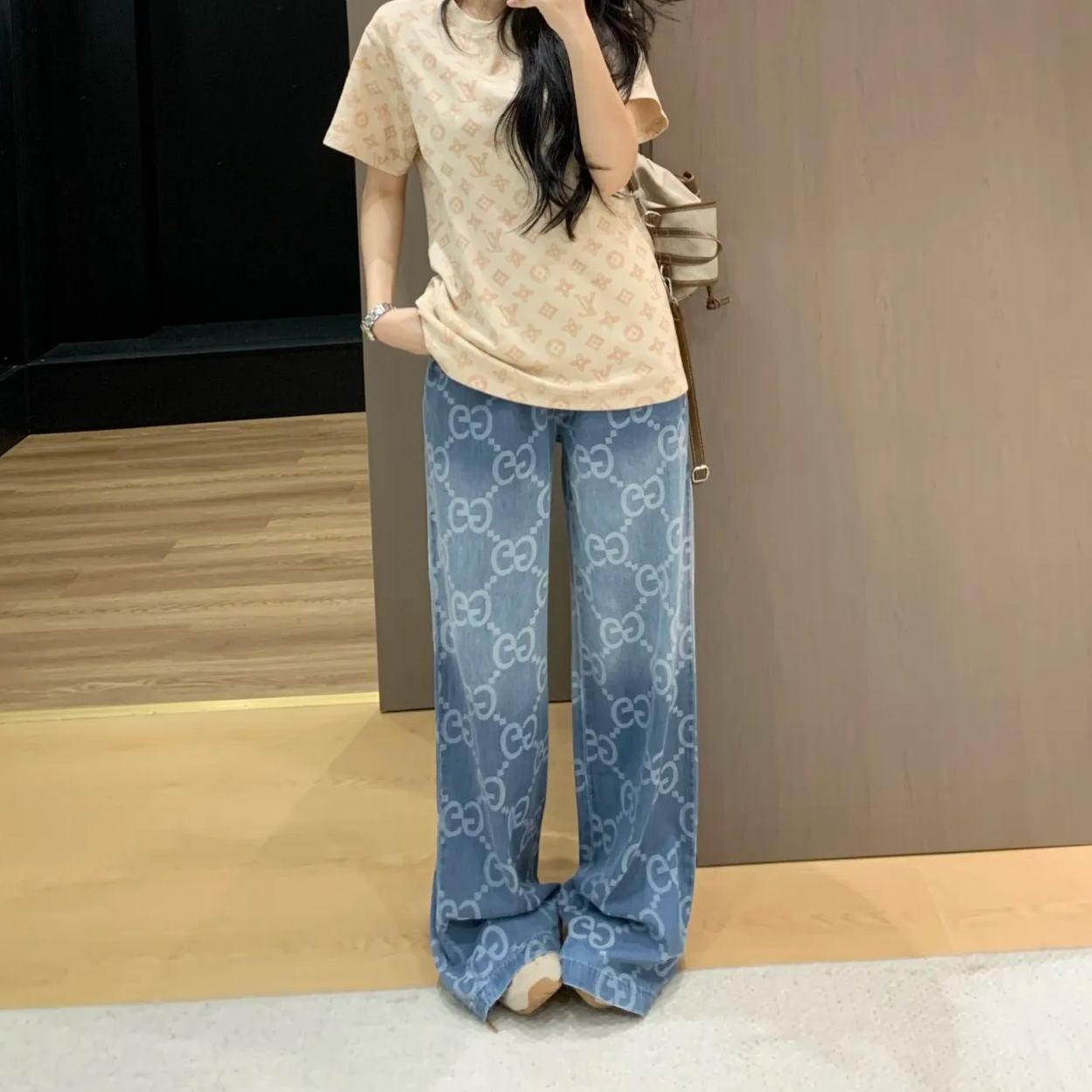『S-XL』人気の夏物伸縮性ハイウエストジーンズ - 超売れ筋商品
