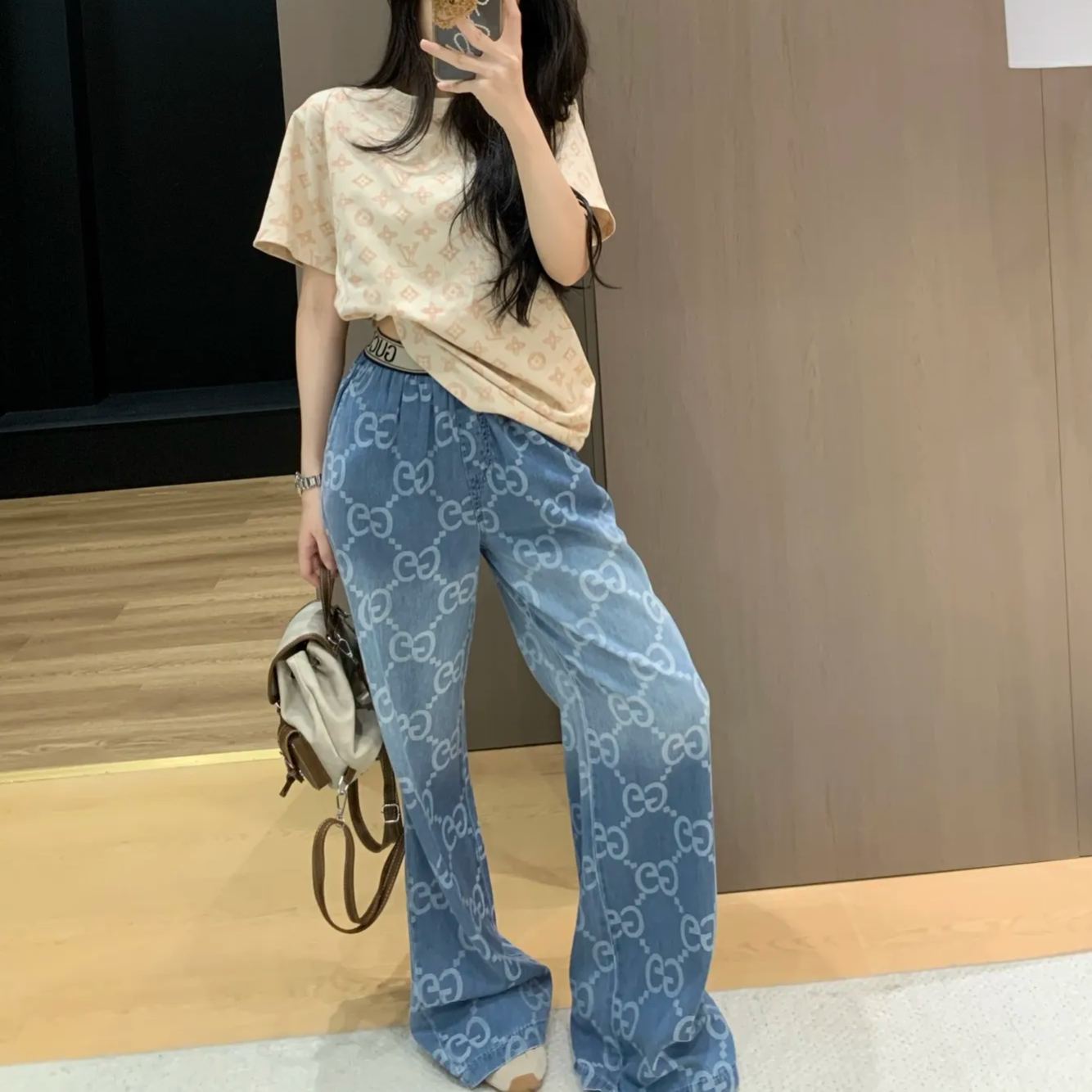 『S-XL』人気の夏物伸縮性ハイウエストジーンズ - 超売れ筋商品