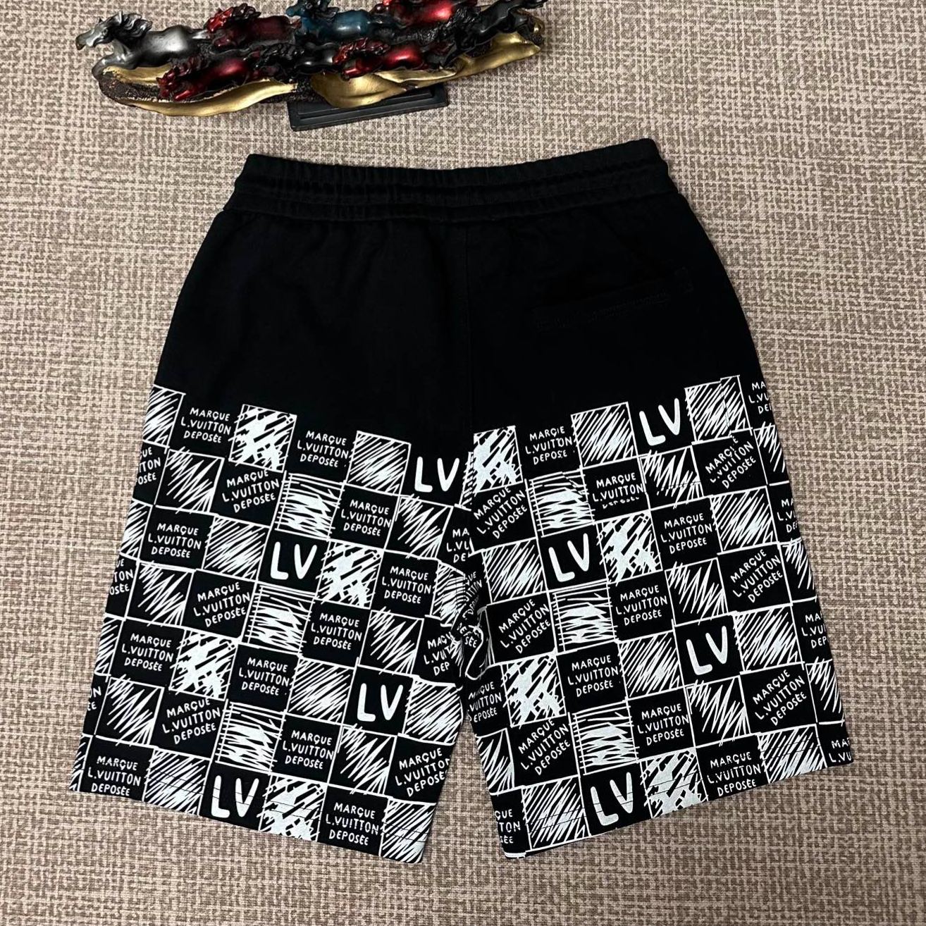 [Copy]『M-4XL』クラシックな文字刺繍入りカジュアルルーズショーツ、ユニセックス