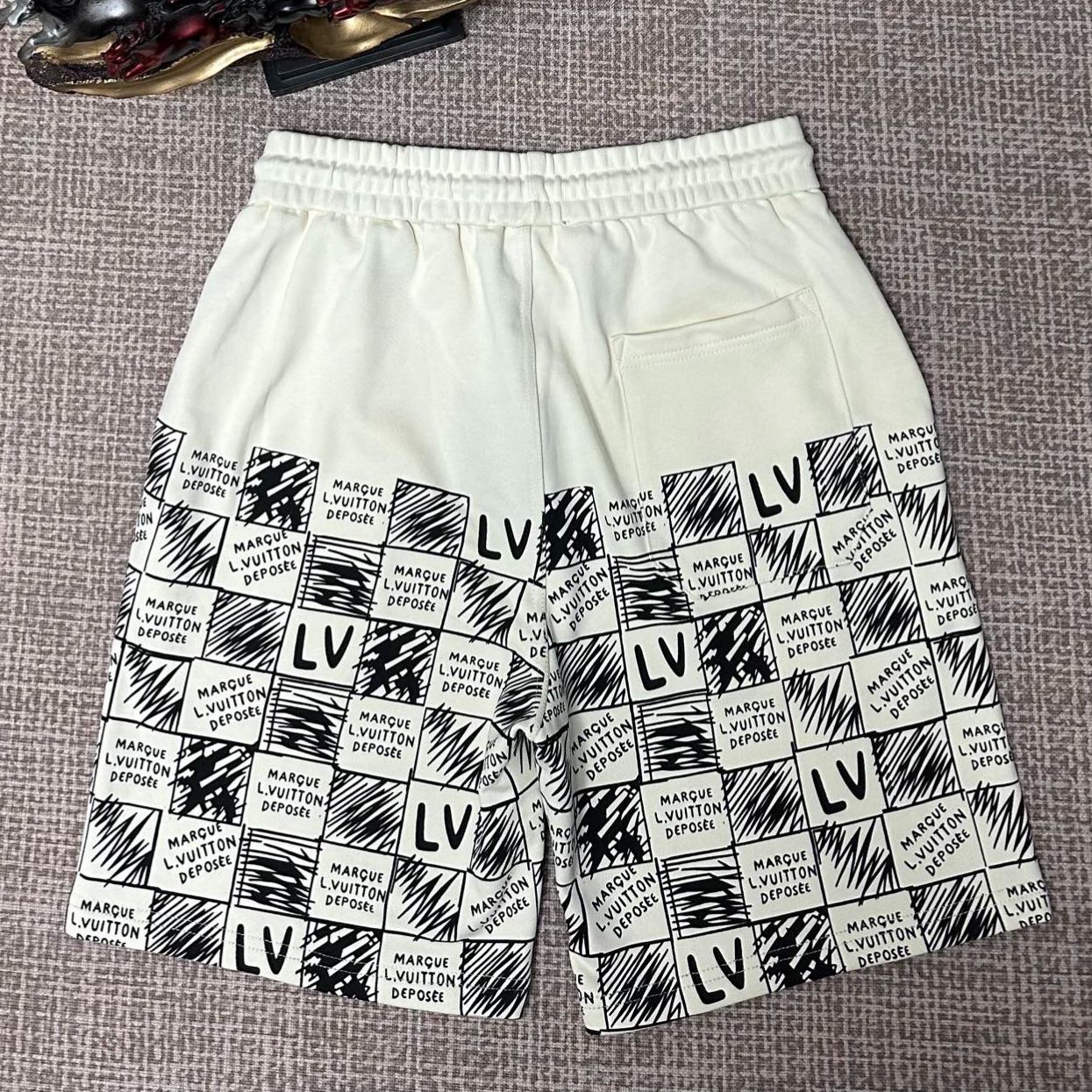 [Copy]『M-4XL』クラシックな文字刺繍入りカジュアルルーズショーツ、ユニセックス