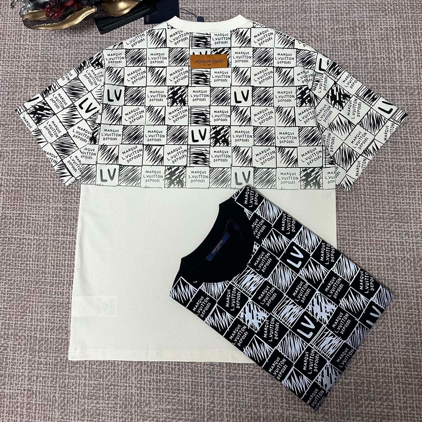[Copy]夏の定番、文字刺繍入りのシンプルなゆったり半袖Tシャツユニセックス