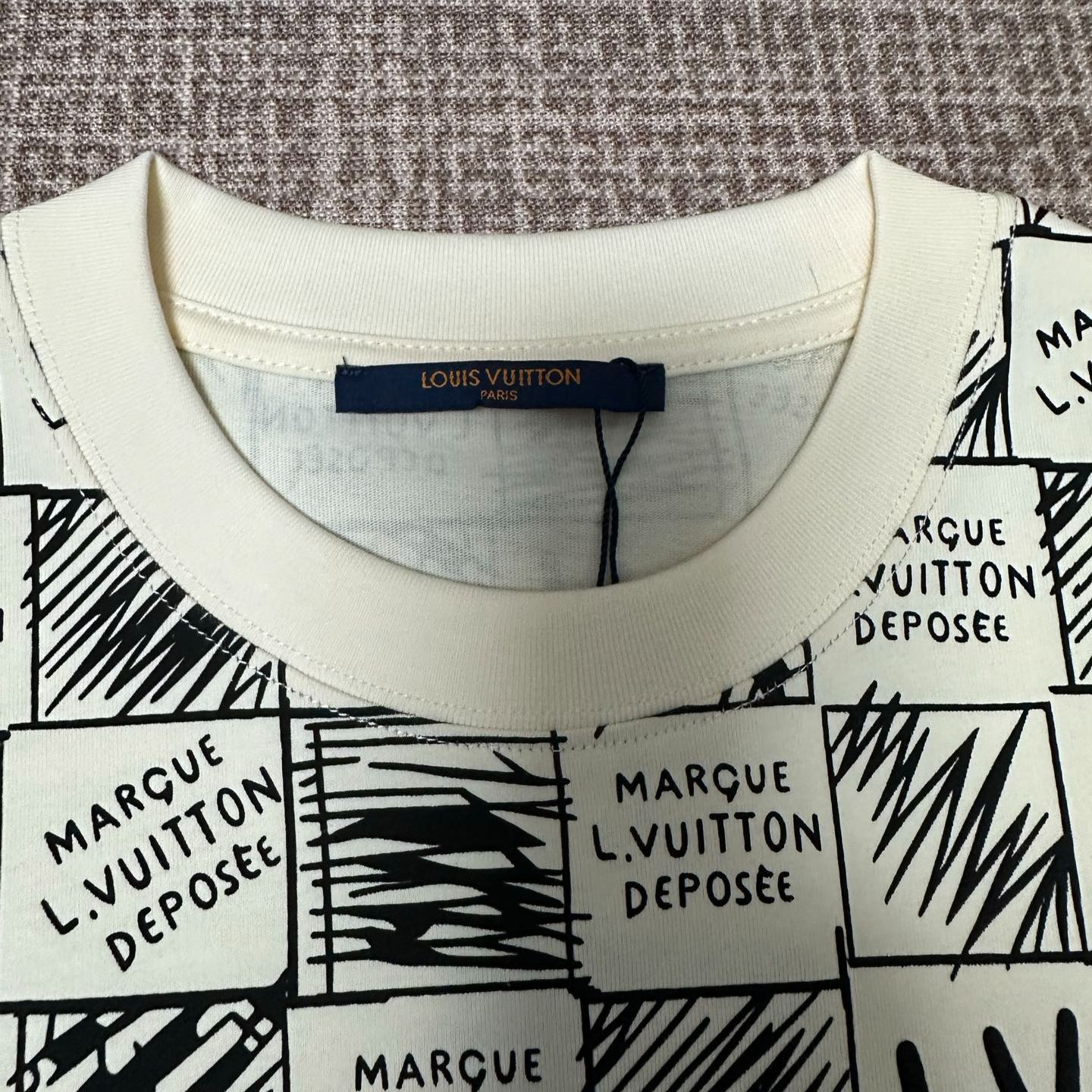 [Copy]夏の定番、文字刺繍入りのシンプルなゆったり半袖Tシャツユニセックス