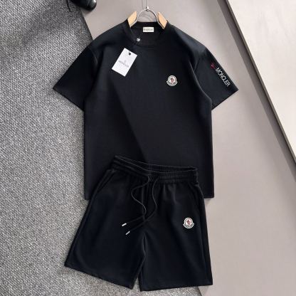 [Copy]『M-3XL』夏らしい刺繍入りクルーネックTシャツとショートパンツのスーツ