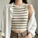 白色襯衫+杏色吊帶（兩件套）
