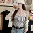 条纹白