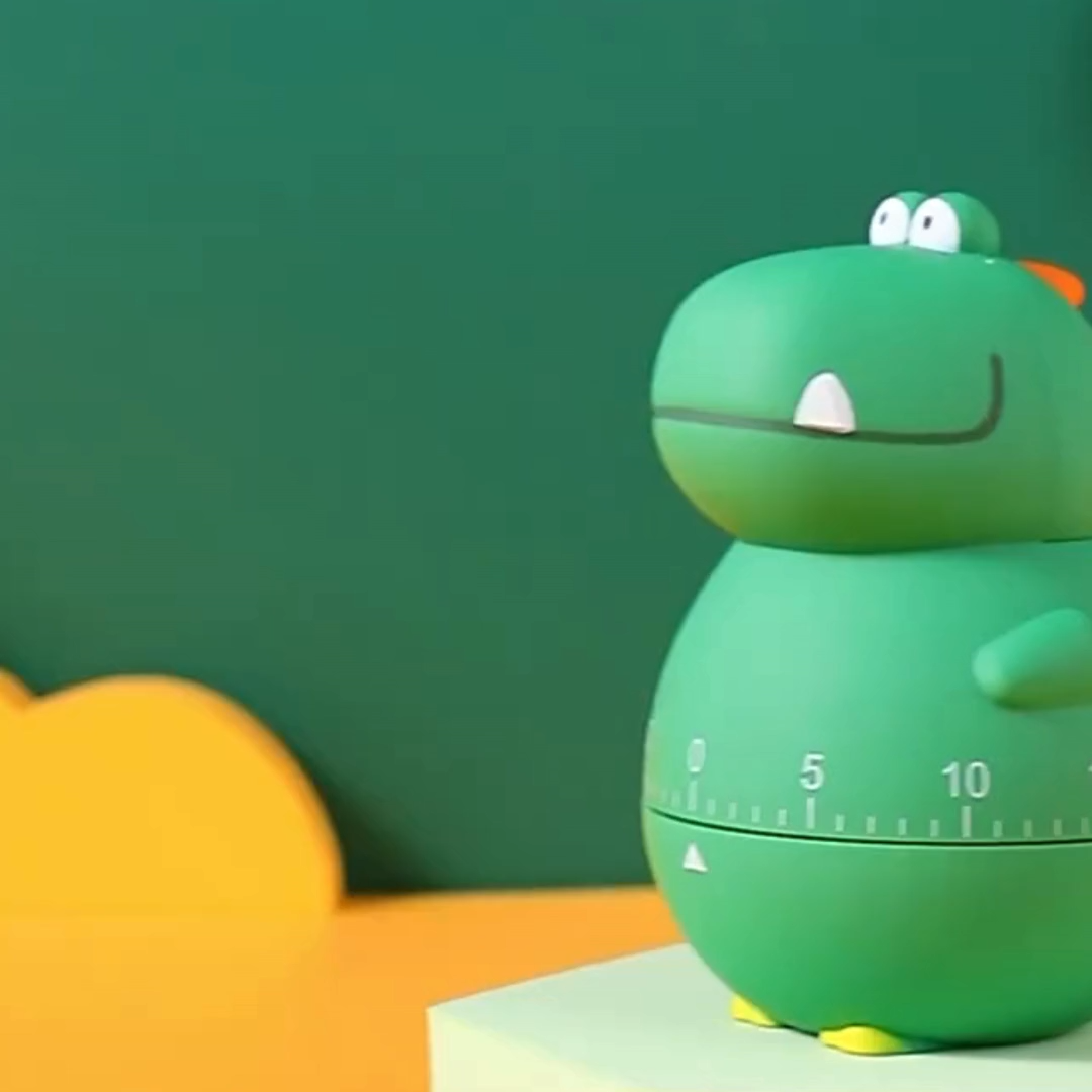 Cute Dinosaur Mechanical Countdown Timer