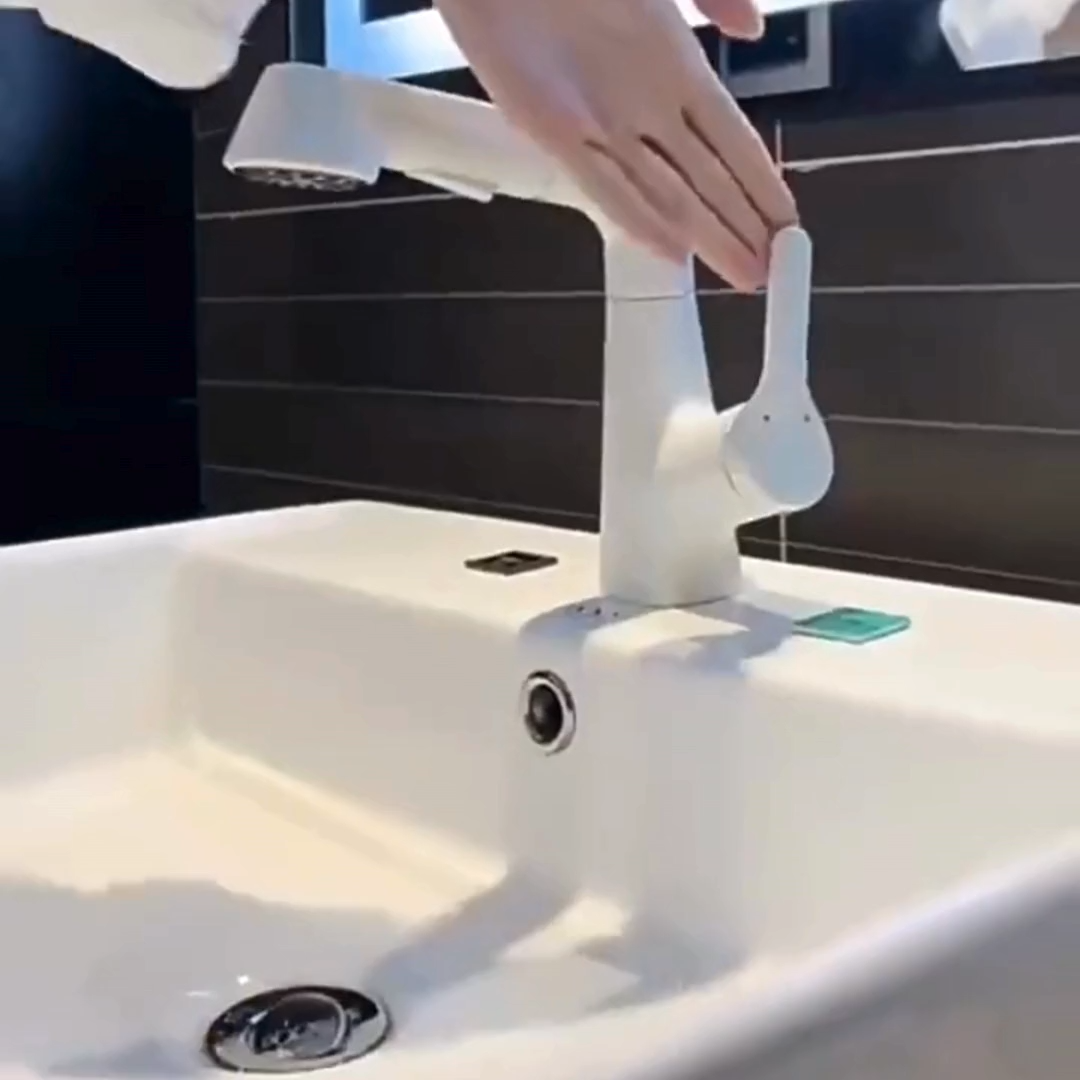 Height Adjustable Pull-Out Multi-Function Faucet