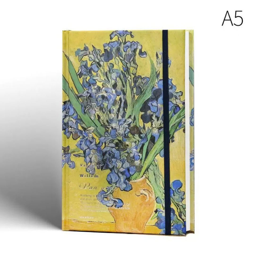 Van Gogh-Inspired Thick Hardcover Sketchbook (Set of 3)