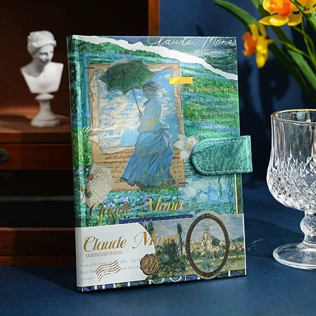 Van Gogh Starry Night Embossed Journal Notebook (Set of 3)