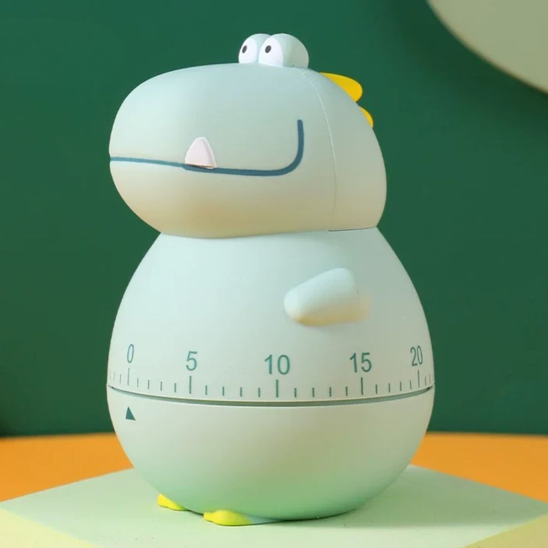 Cute Dinosaur Mechanical Countdown Timer