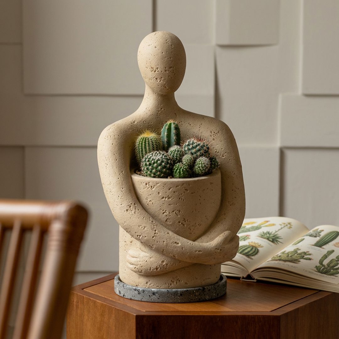 Wabi-Sabi Figure Planter