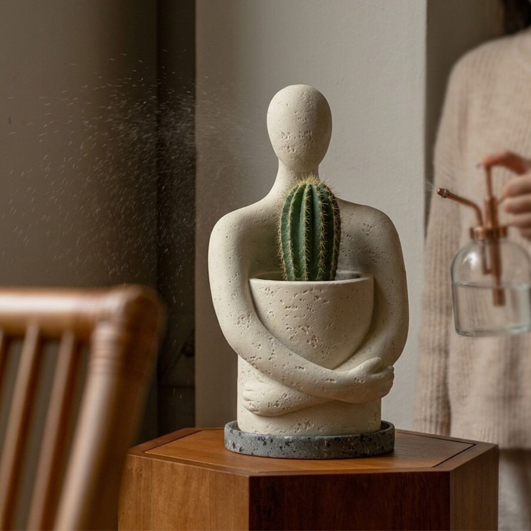 Wabi-Sabi Figure Planter