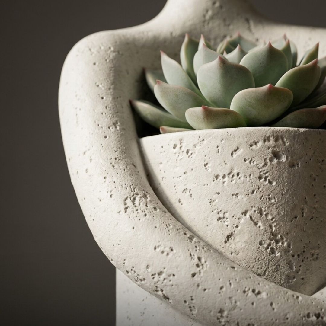 Wabi-Sabi Figure Planter