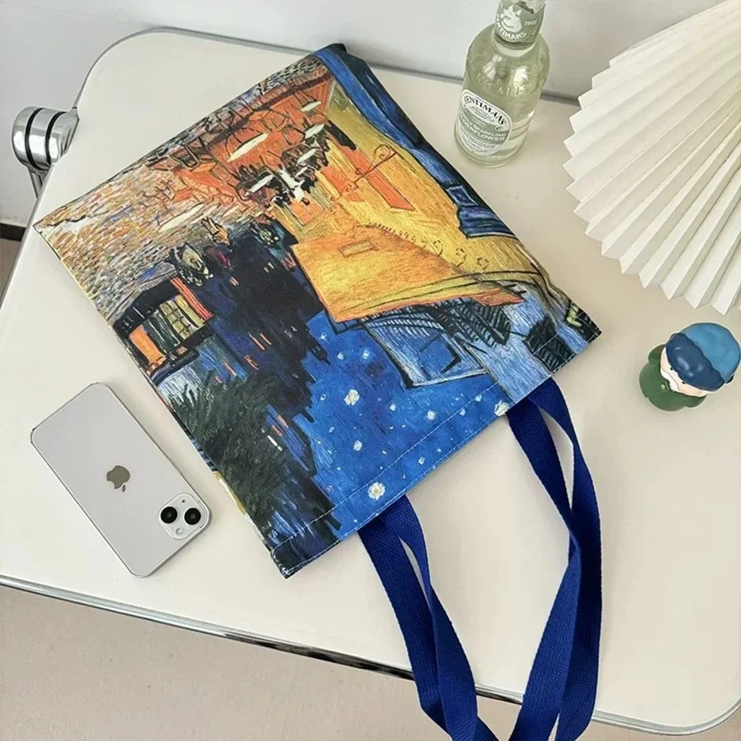 Van Gogh Museum Starry Night Canvas Tote (Set of 5)