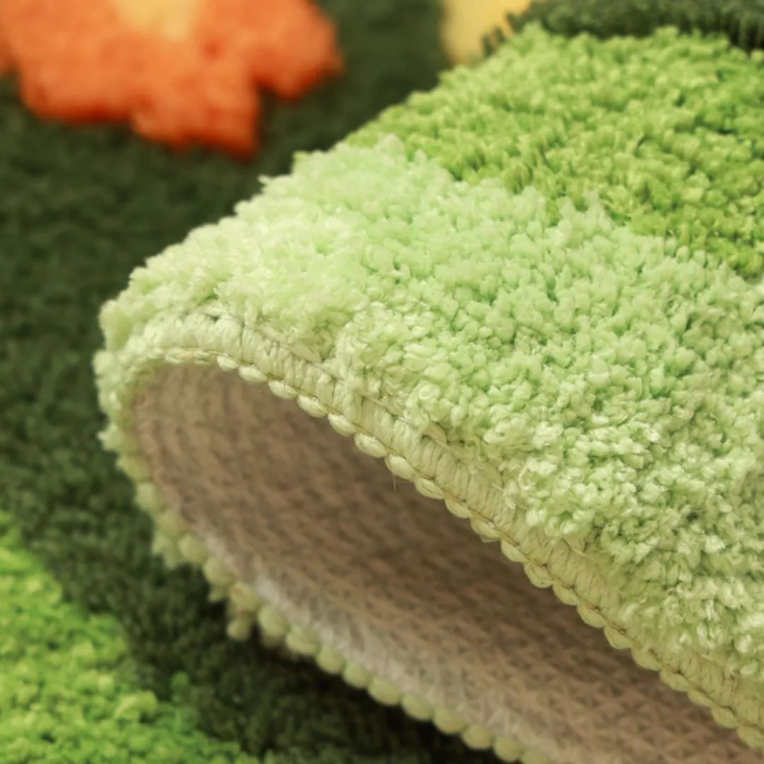 Cozy Plush Pastoral-Style Area Rug