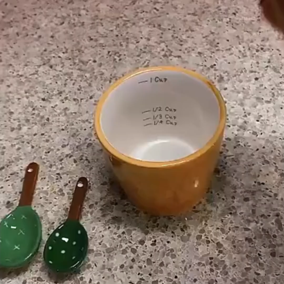 Cactus Ceramic Measuring Spoon Set