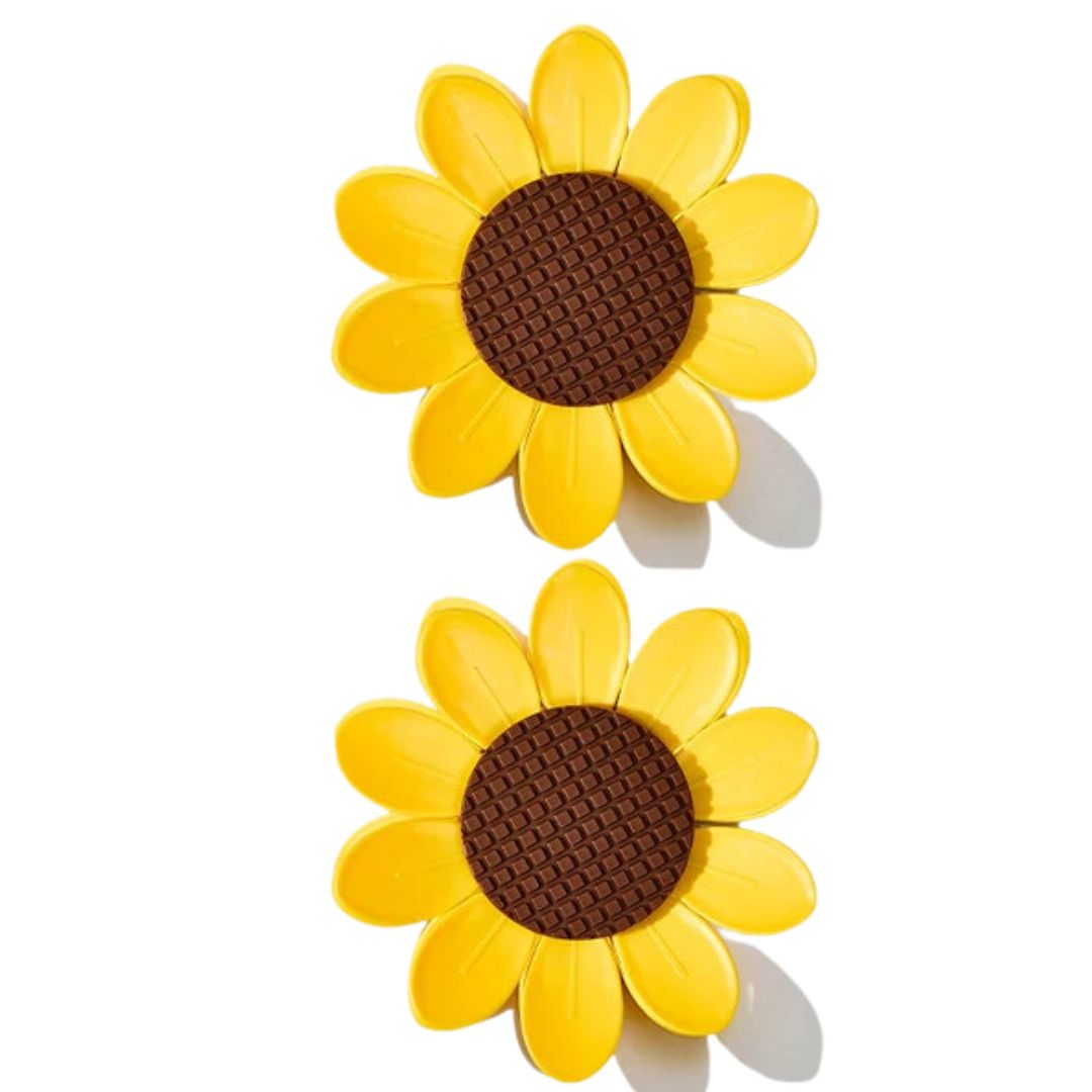 Sunflower Magnetic Bag Clips(Set of 2)