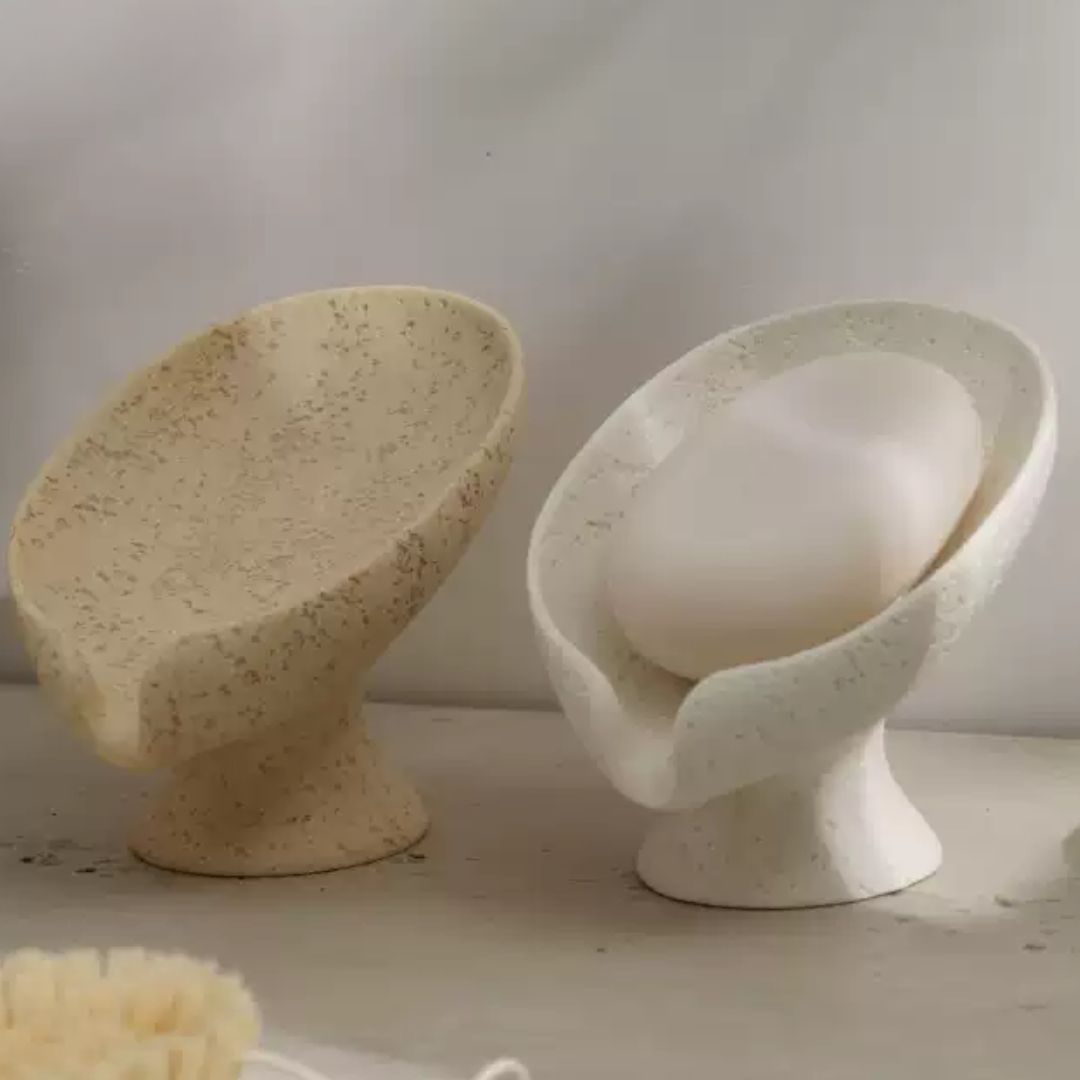 Travertine Lotus Soap Dish