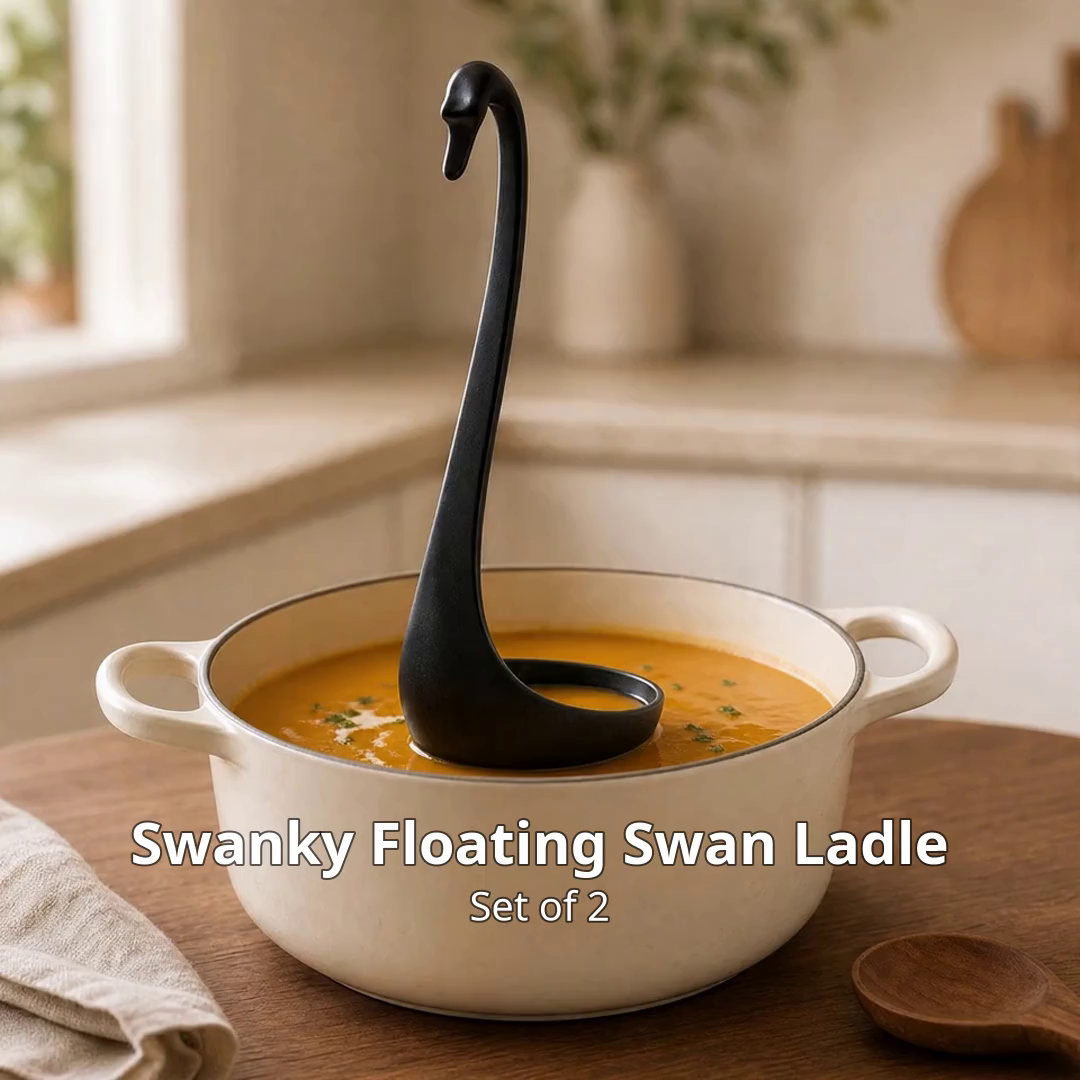 Swanky Floating Swan Ladle (Set of 2) product video
