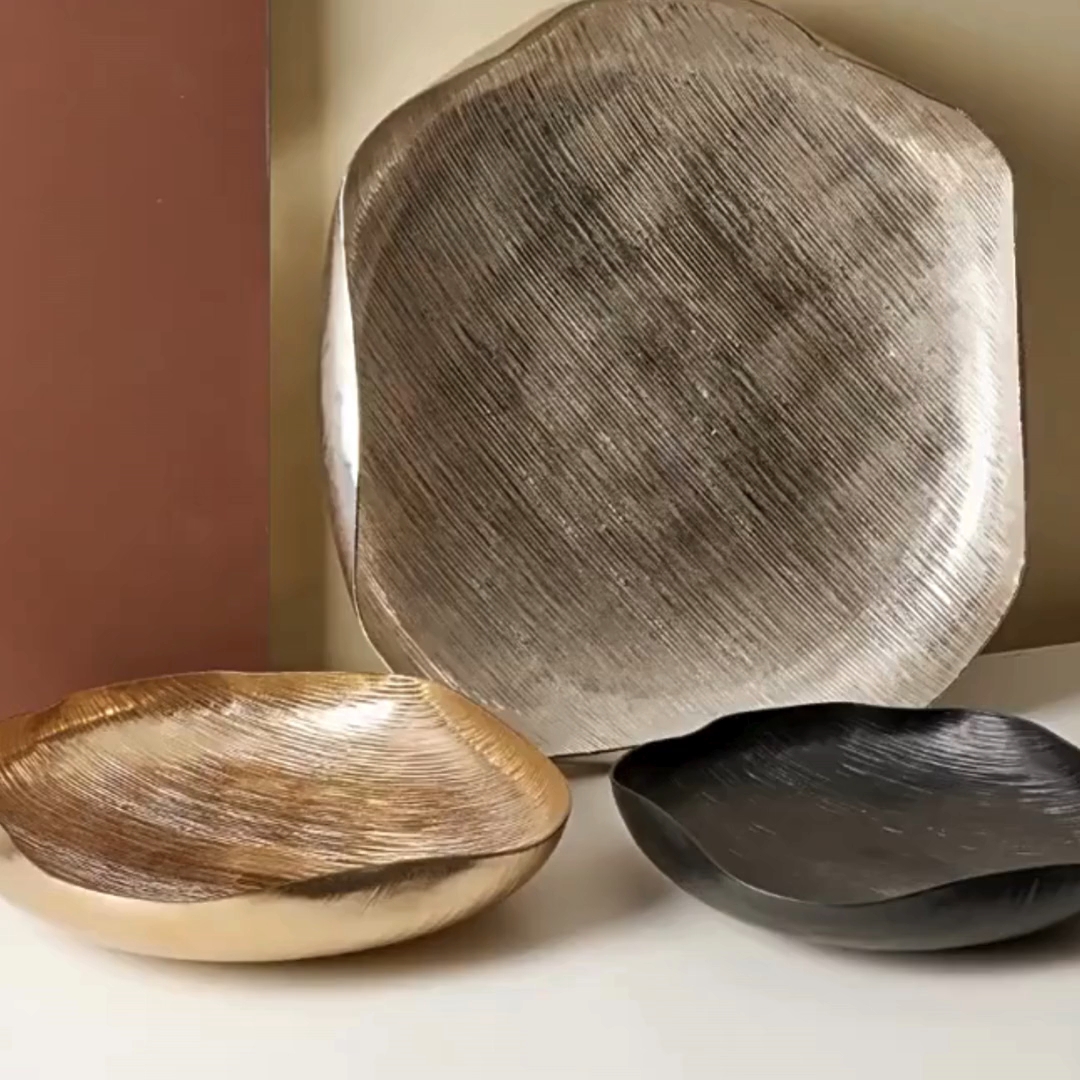 Arden Irregular Metal Decorative Tray