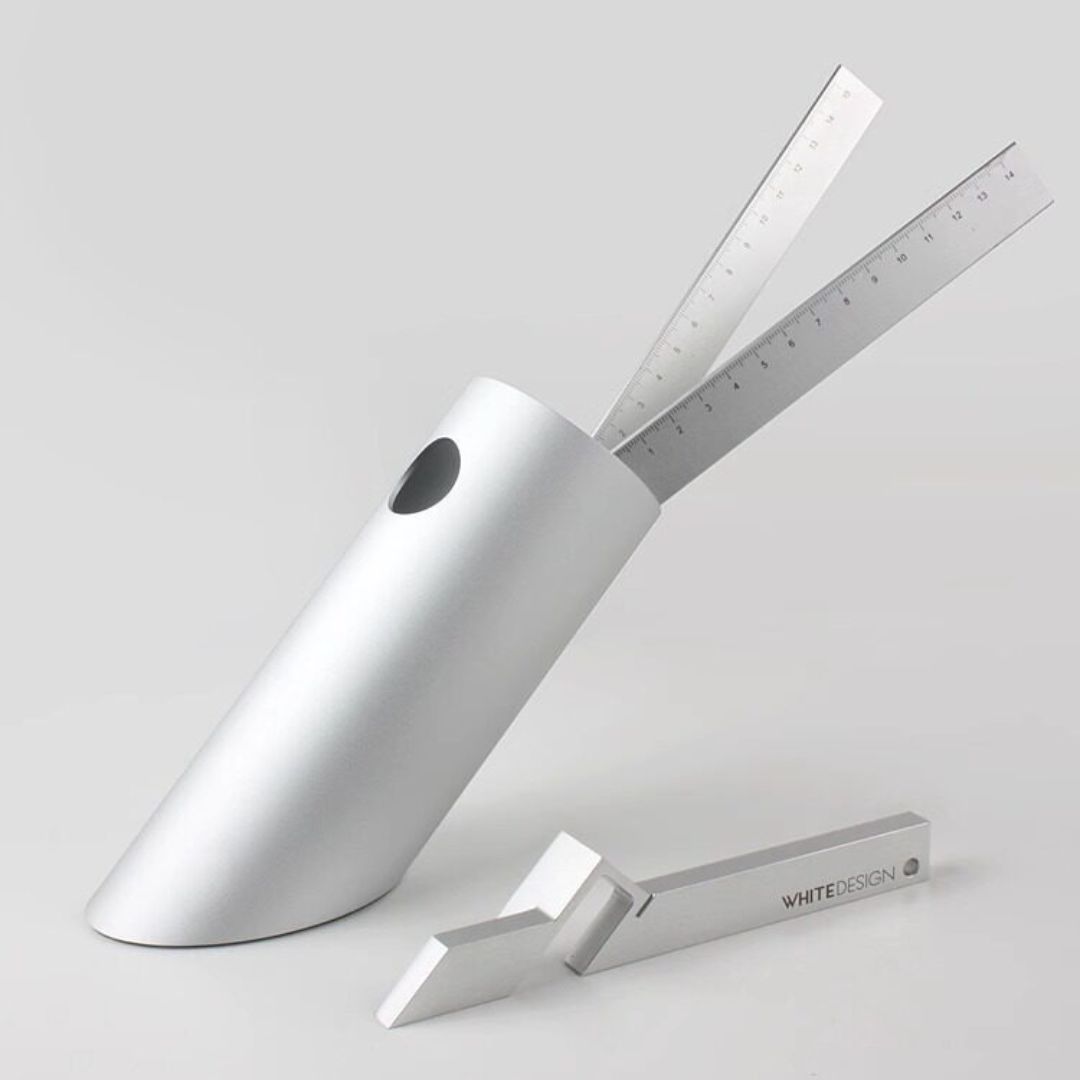 Aluminum Slant Pen Holder