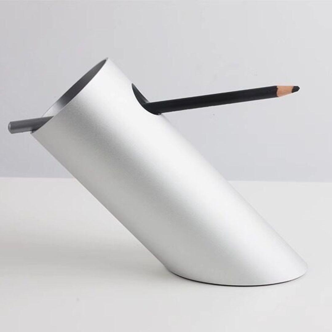 Aluminum Slant Pen Holder