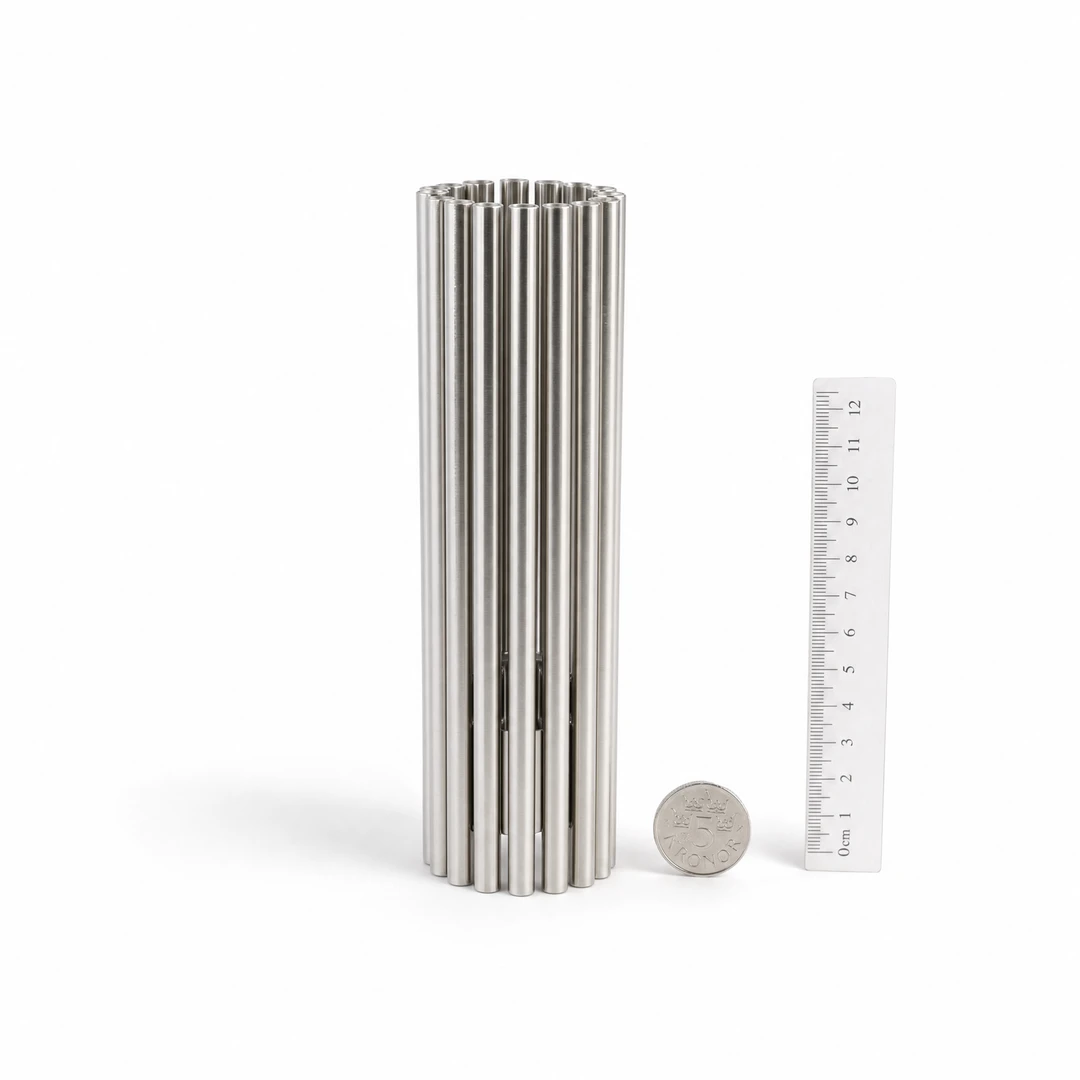 Folding Stainless Steel Fruit Basket - Folded Compact State