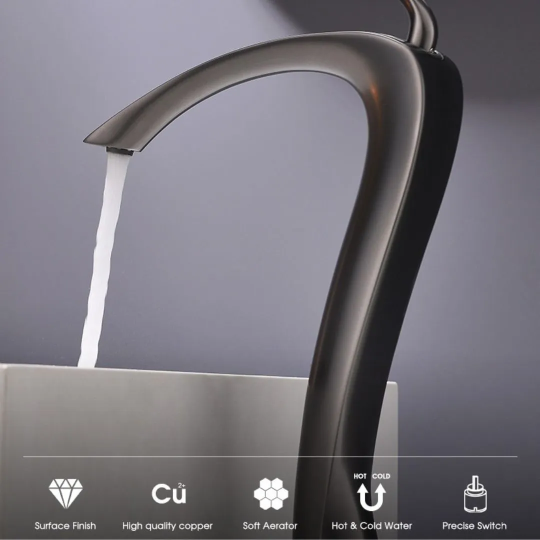 Brass Single-Hole Basin Faucet