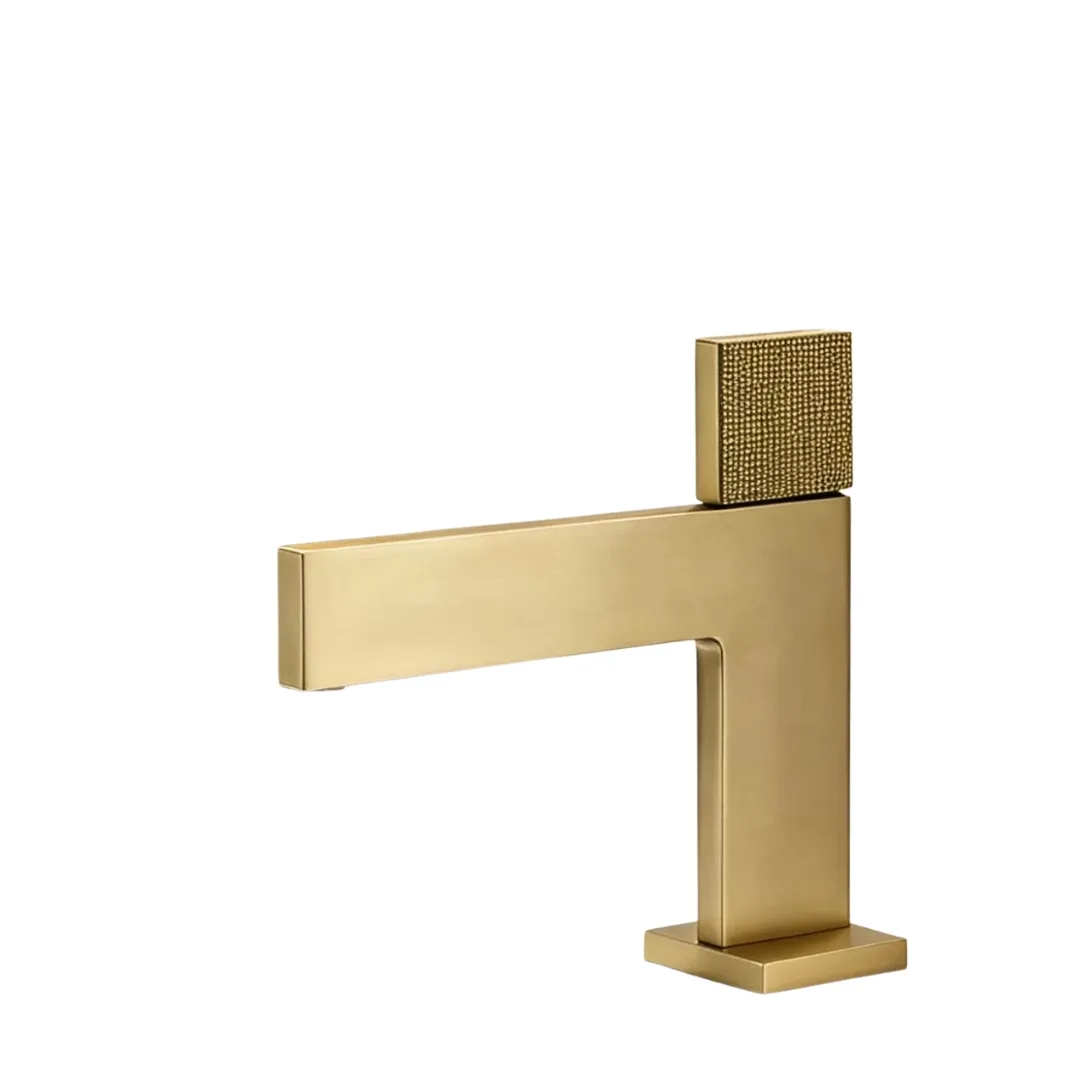 Brushed Gold Basin Faucet