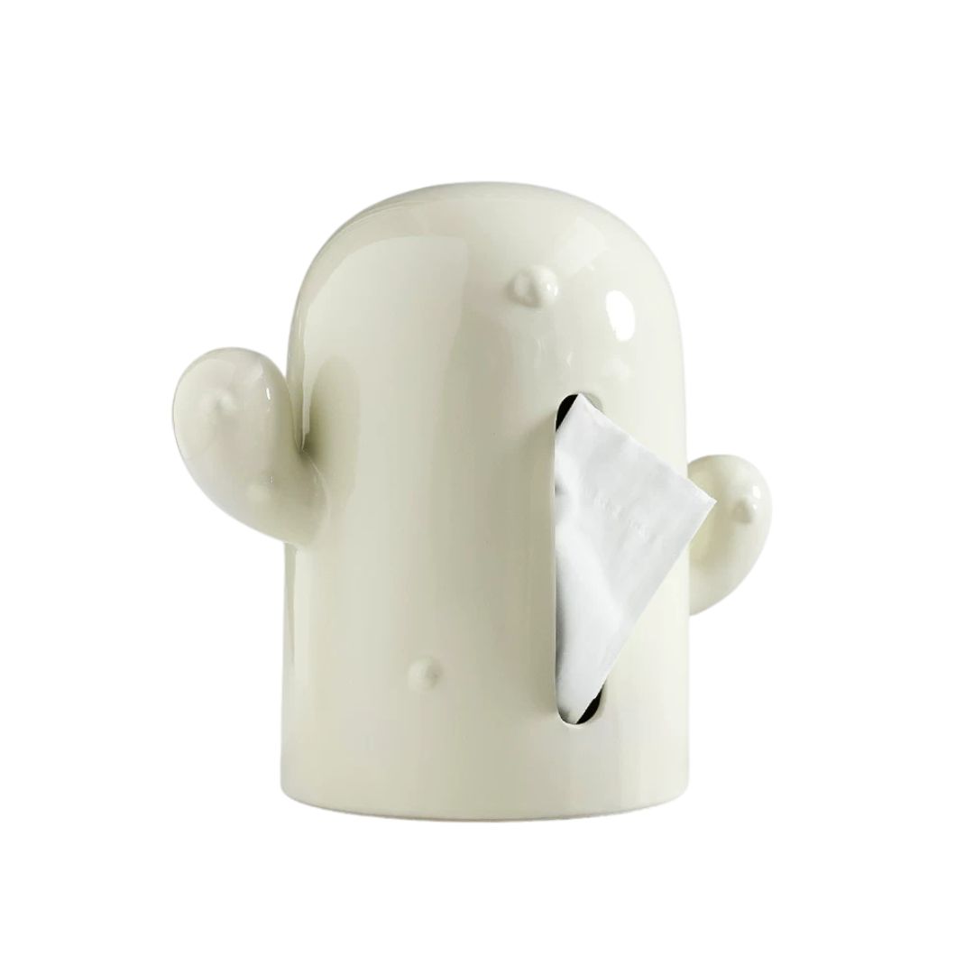 Cactus Ceramic Tissue Box