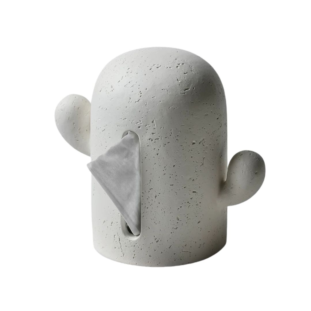 Cactus Ceramic Tissue Box