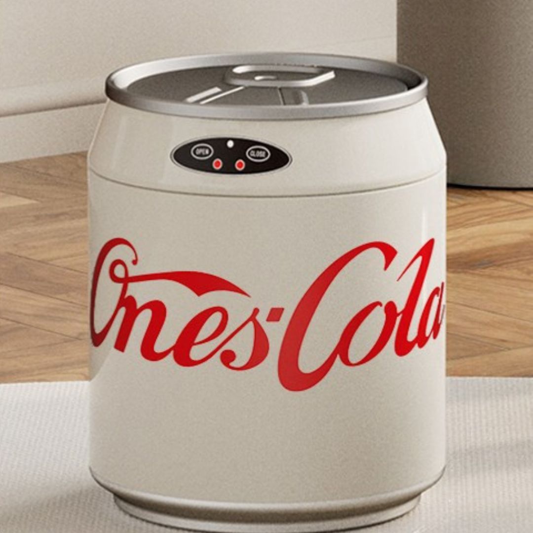 Coke Can Style Smart Trash Can