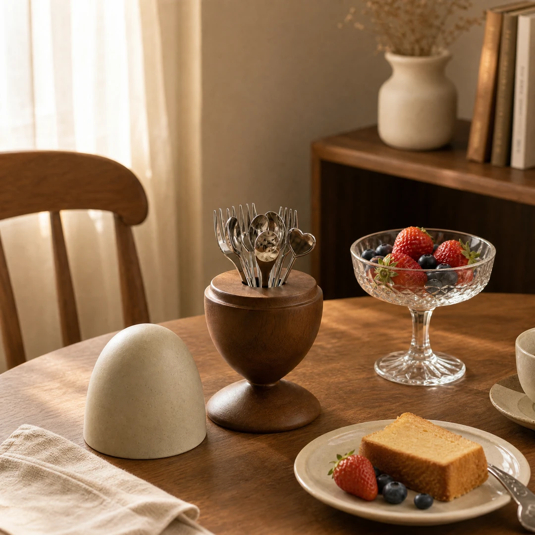 Vintage Fruit Fork & Spoon Set - Afternoon Tea