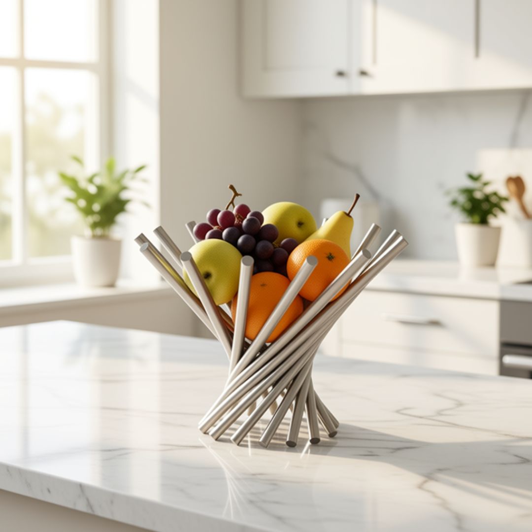 Folding Stainless Steel Fruit Basket