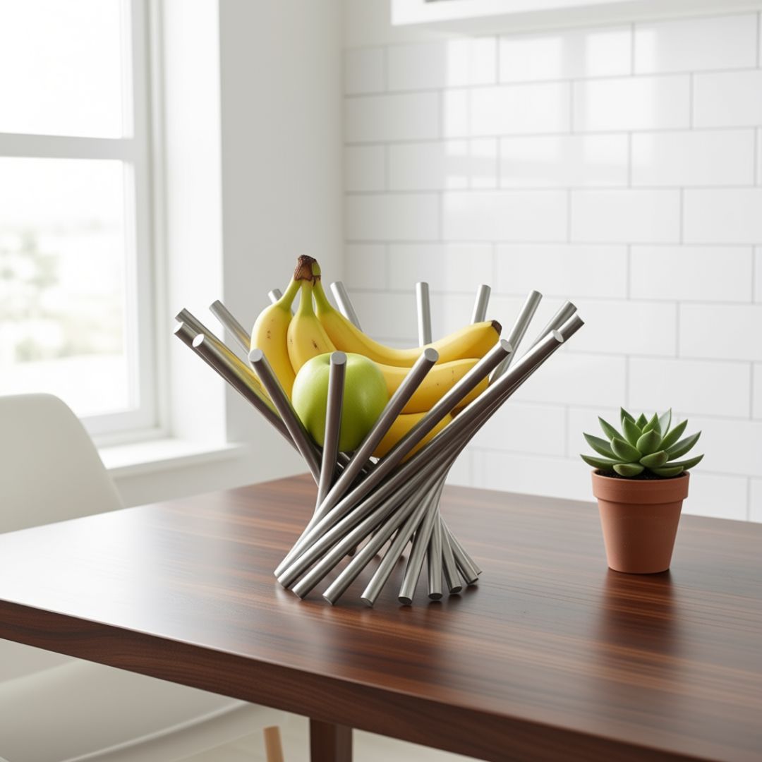Folding Stainless Steel Fruit Basket