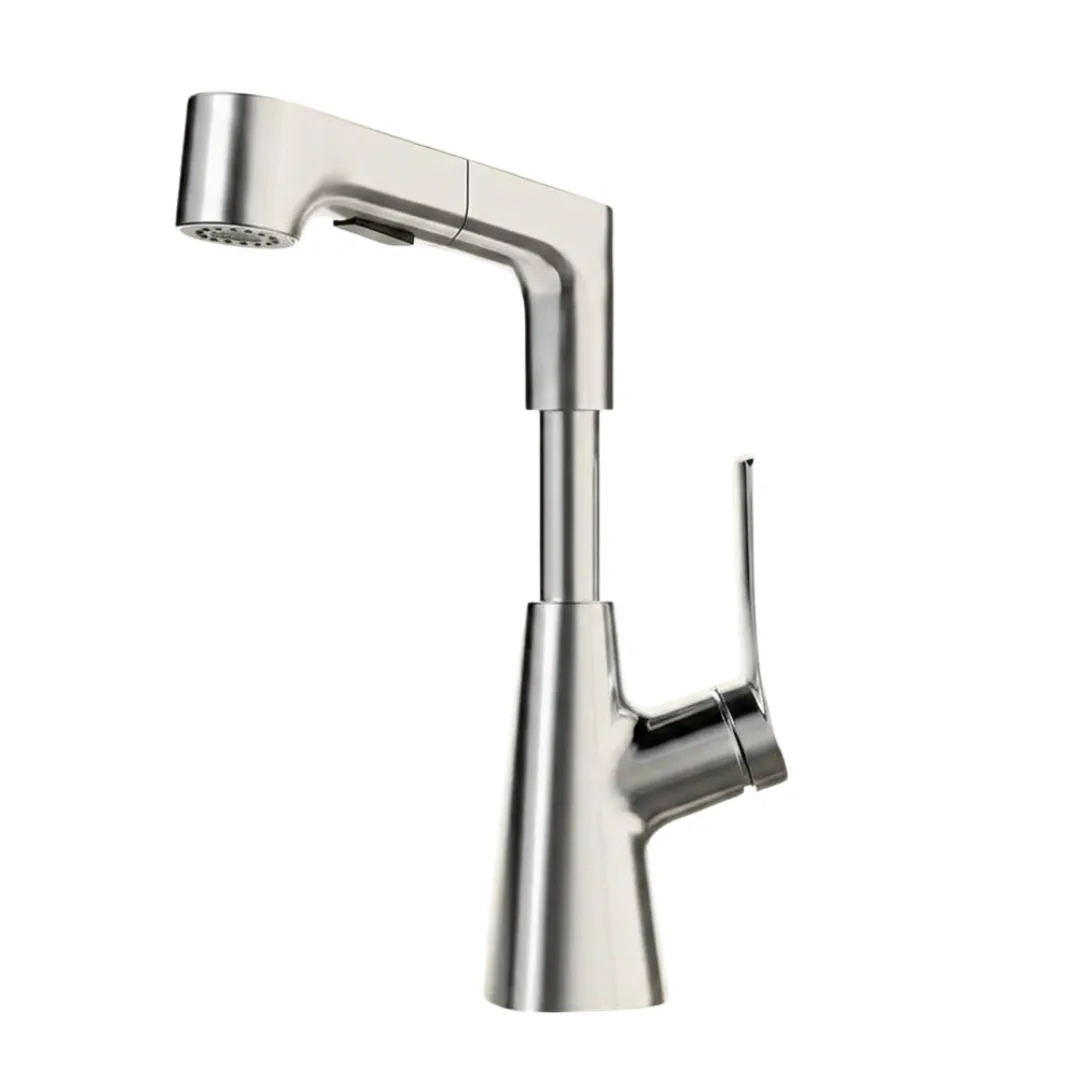 Height Adjustable Pull-Out Multi-Function Faucet