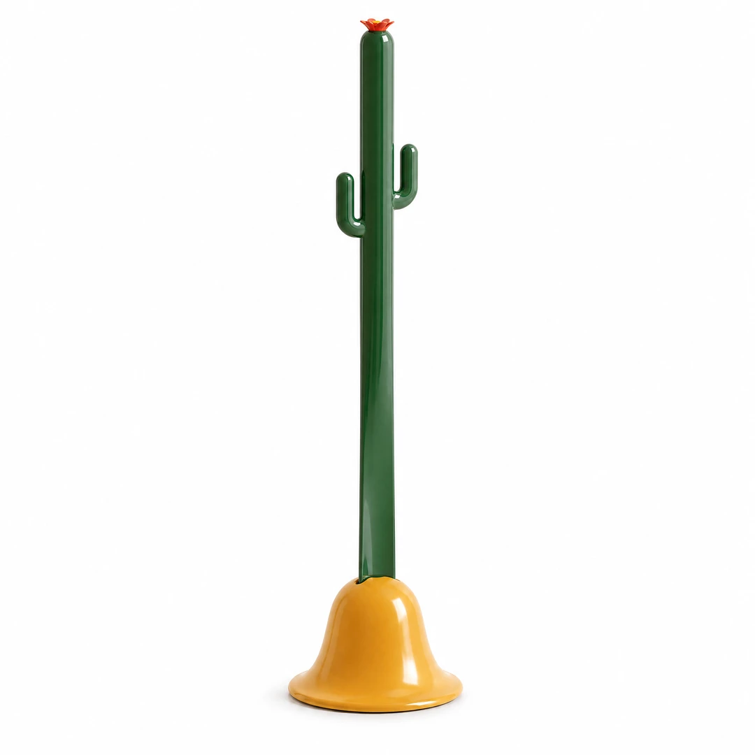 Cactus Shoe Horn full front view on white background