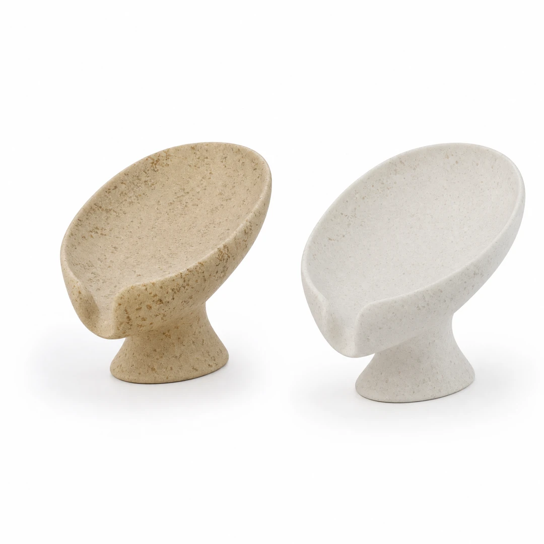 Travertine Lotus Soap Dish - Color variants