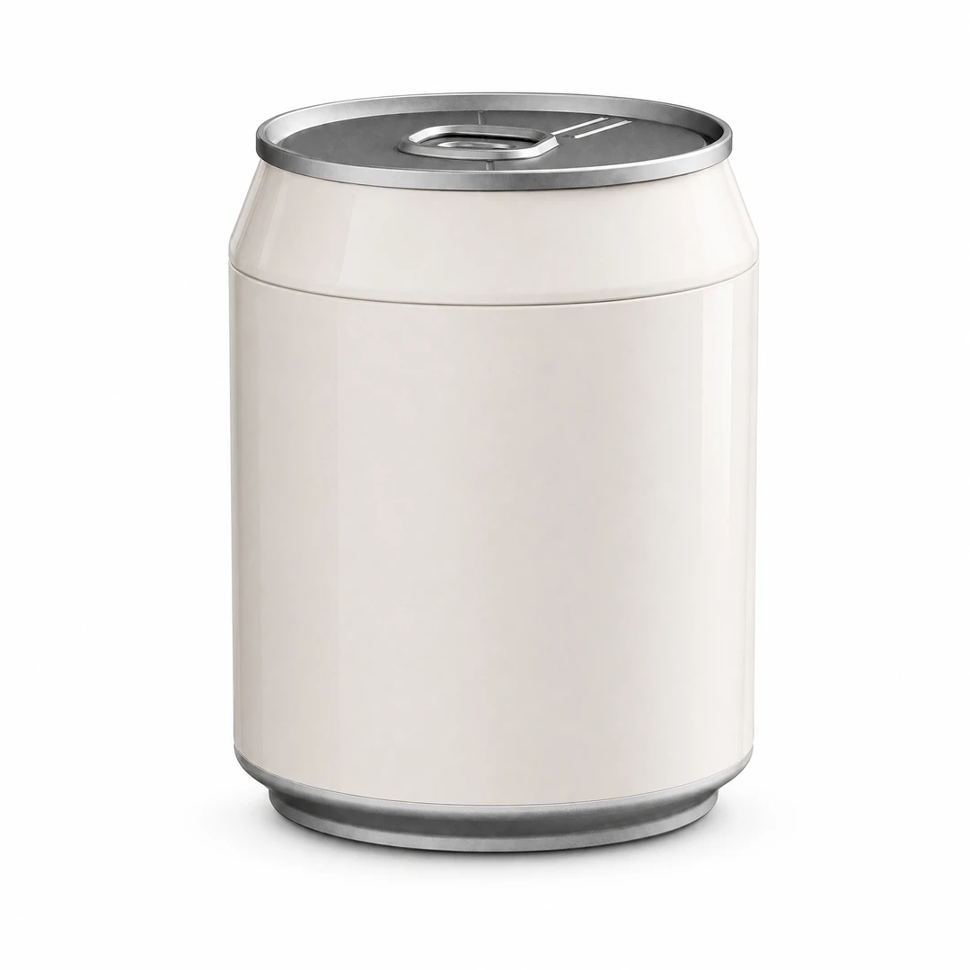 Coke Can Style Smart Trash Can - Back View